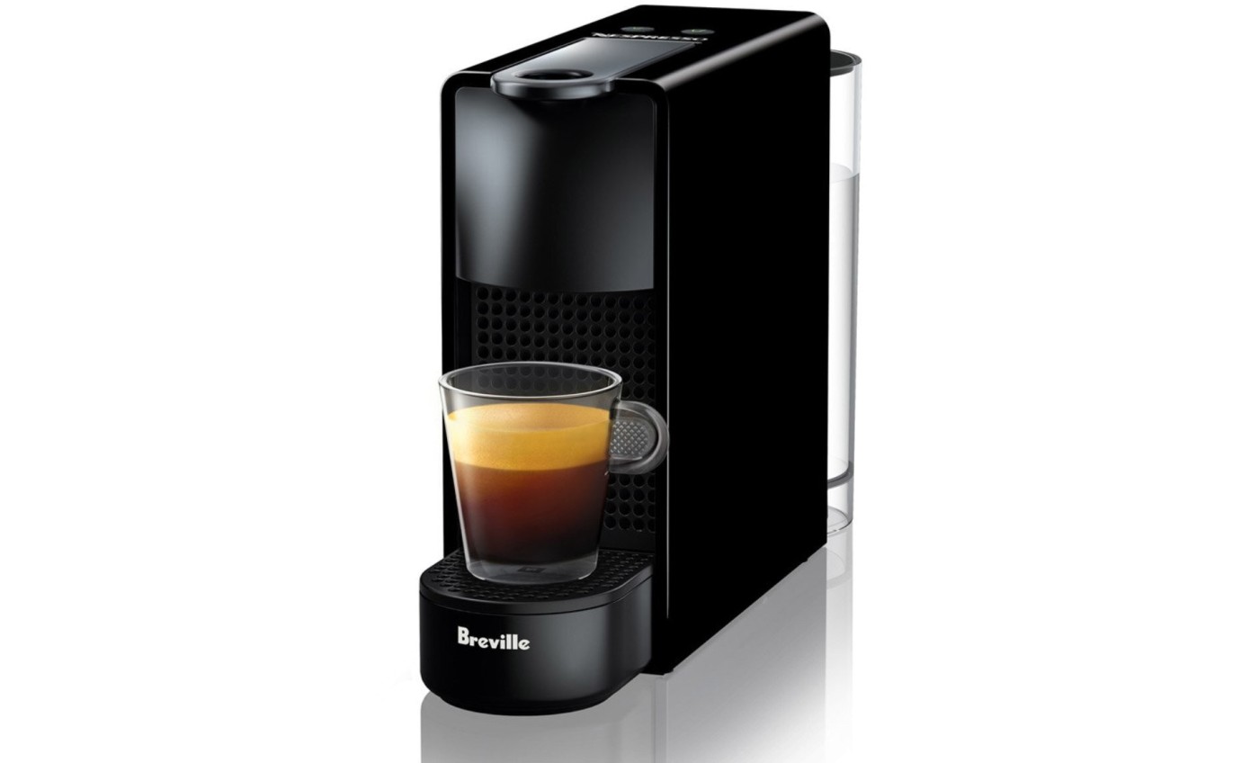 Breville Essenza Mini Solo Pod Coffee Machine (Black) BEC220BLK