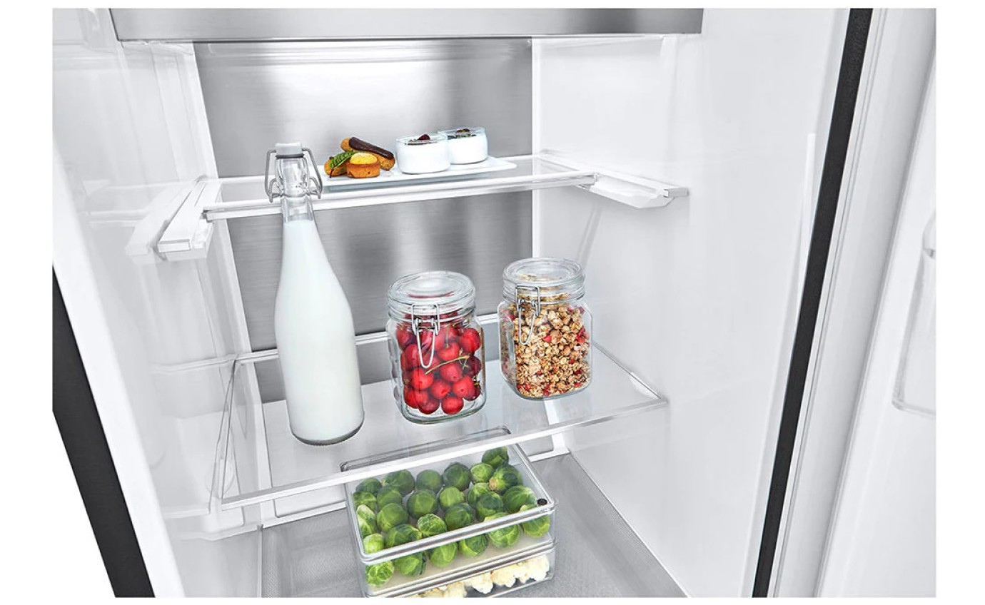 LG 386L Pigeon Pair Single Door Fridge (Matte Black) GPR386MBL