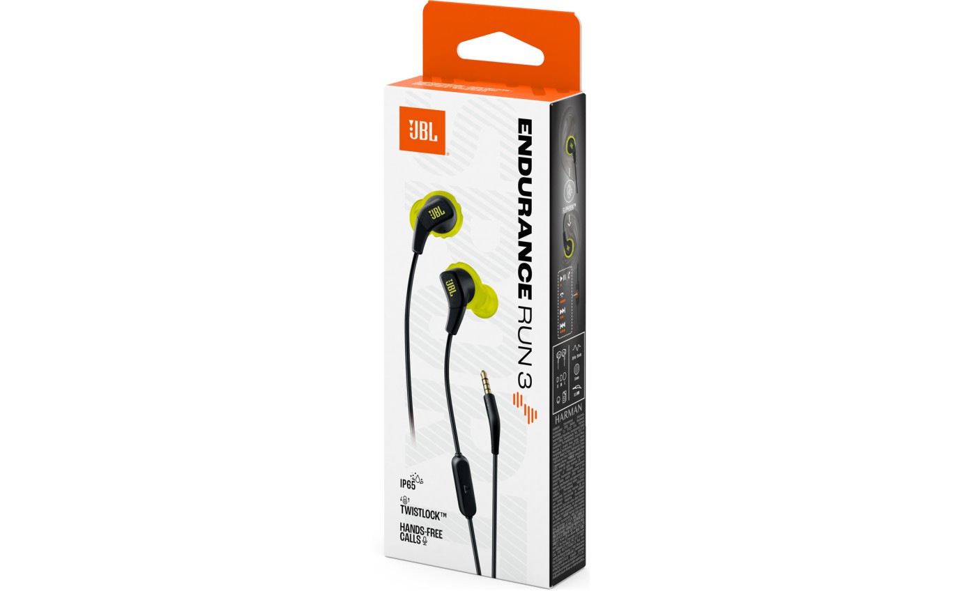 JBL Endurance Run 3 (Black/Lime) JBLENDURRUN3BLKL