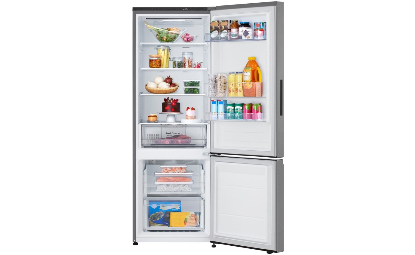 LG 335L Bottom Mount Fridge (Stainless Finish) GBB300PL