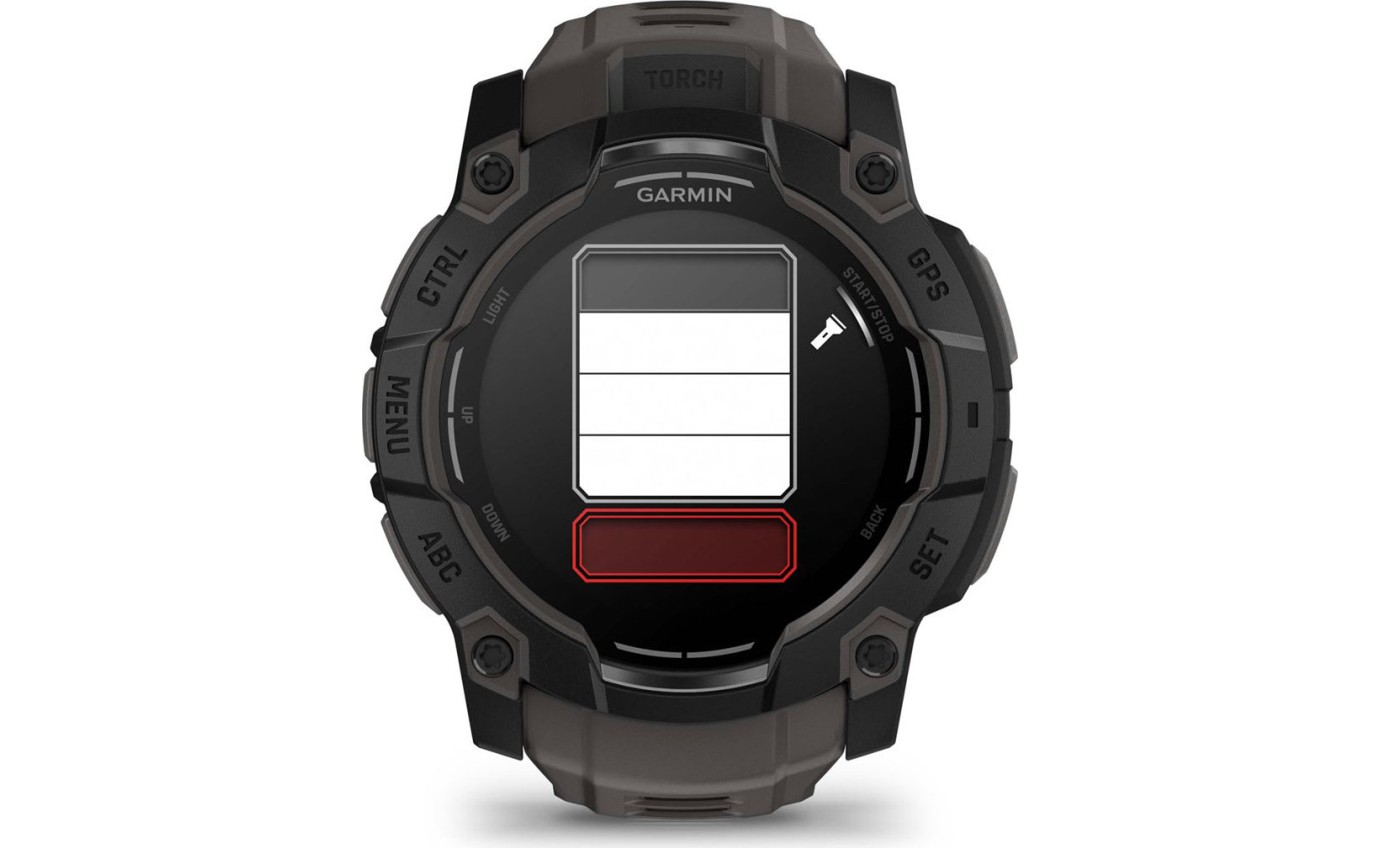 Garmin Instinct 3 50mm AMOLED Smart Watch (Black/Charcoal) 0100302000