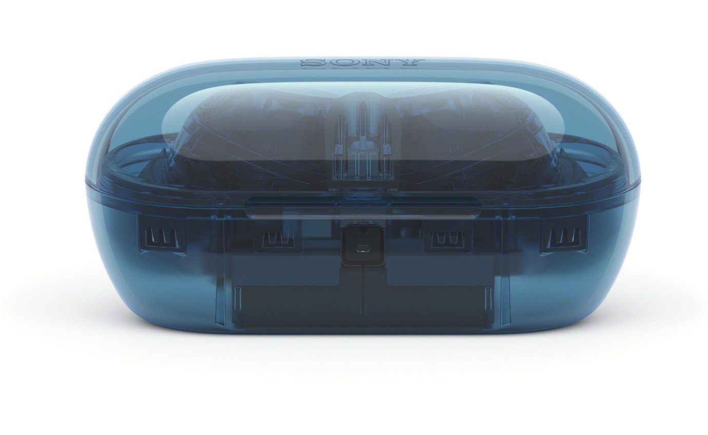 Sony True Wireless Noise Cancelling Earbuds (Glass Blue) WFC710NL
