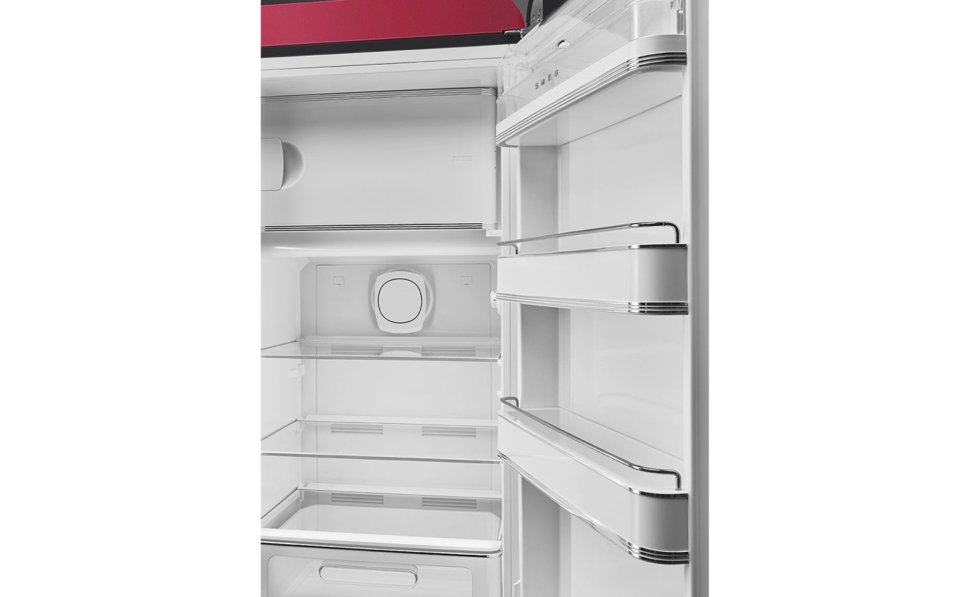 Smeg 270L 50s Style Retro Single Door Fridge (Ruby Red) FAB28RDRB5