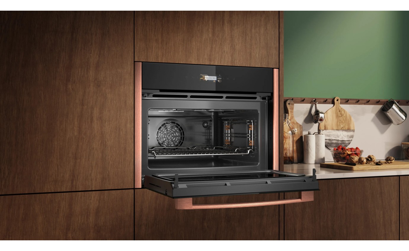 Neff 45cm N 70 Built-in Compact Oven with Microwave Function (Anthracite Grey) C29MR21Y0BAG