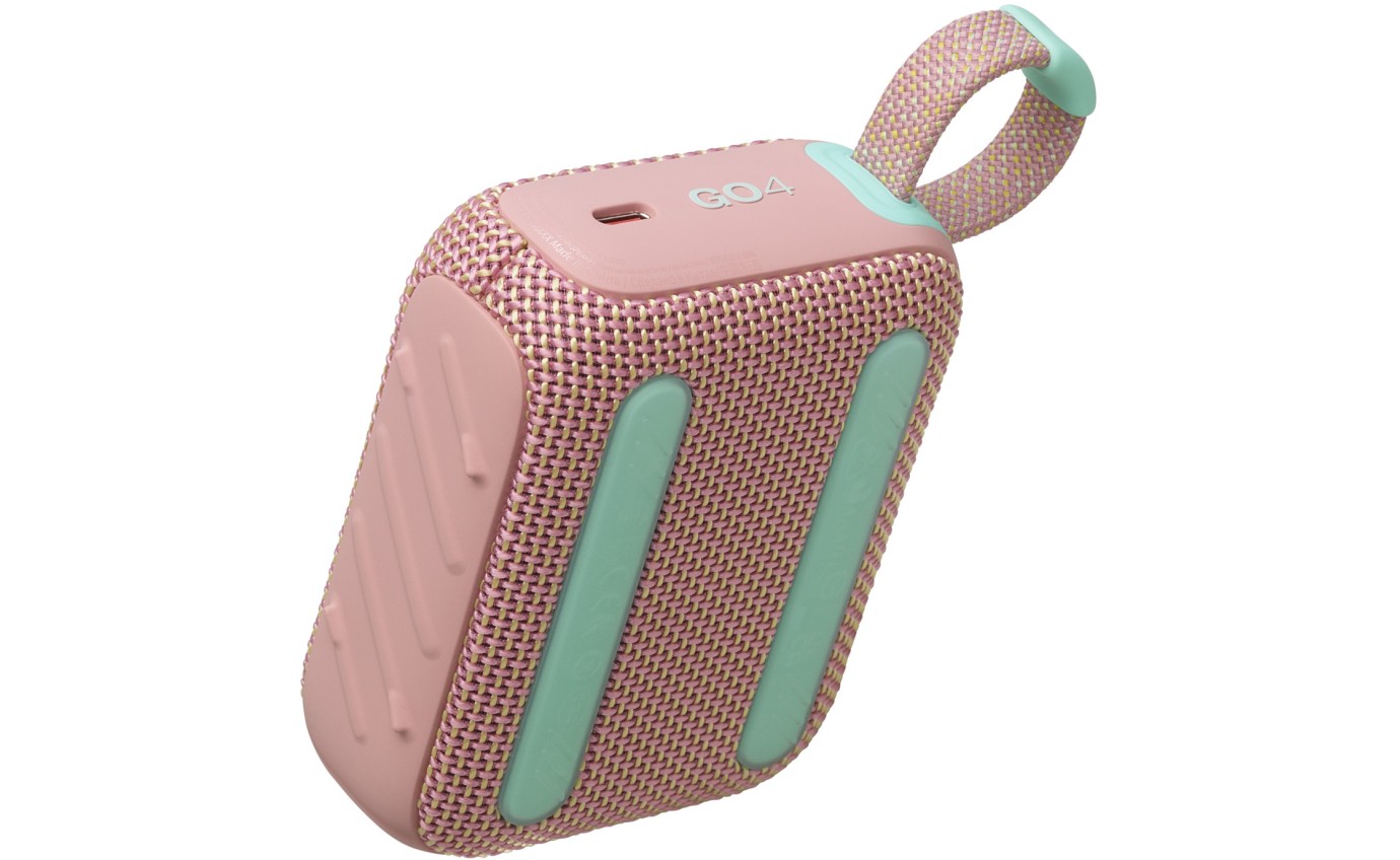 JBL Go 4 Mini Portable Bluetooth Speaker (Pink) JBLGO4PINK