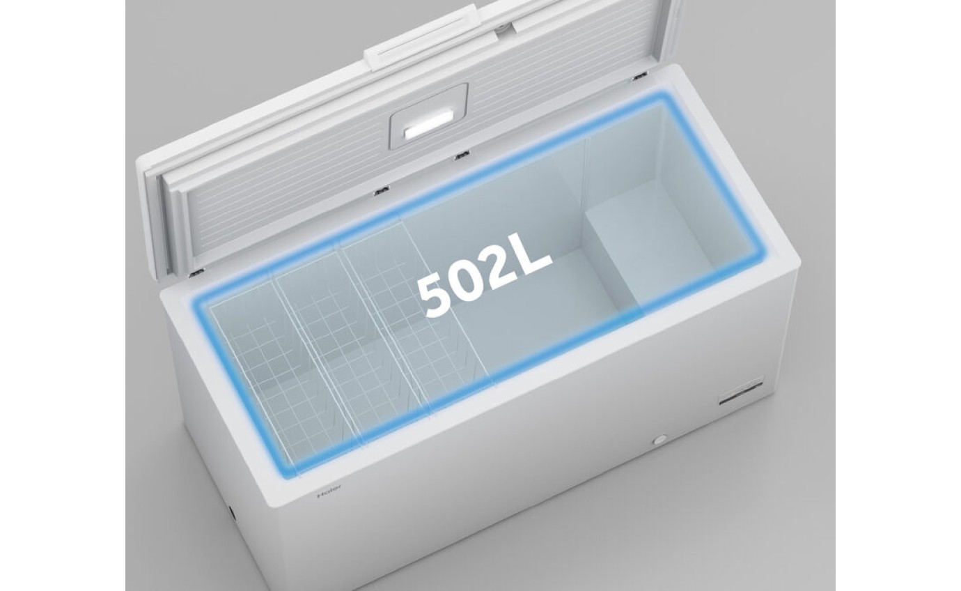 Haier 502L 300 Series Hybrid Chest Freezer (White) HCF520W