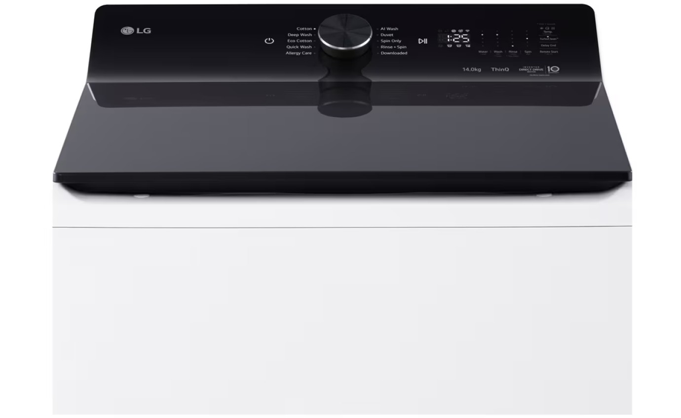 LG 14kg AI Top Load Washing Machine WTX914W