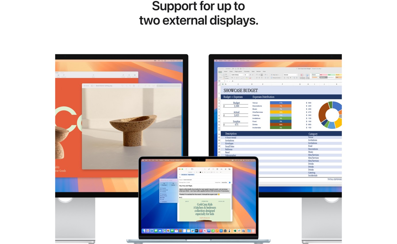 Apple MacBook Air 13-inch M4 Chip 16GB RAM 512GB (Starlight) MW103XA