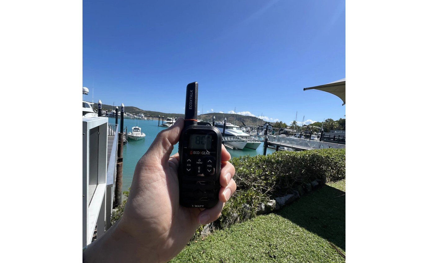 Ecoxgear 1.0 Watt UHF CB Handheld Radio (Twin Pack) EXG110S2PK