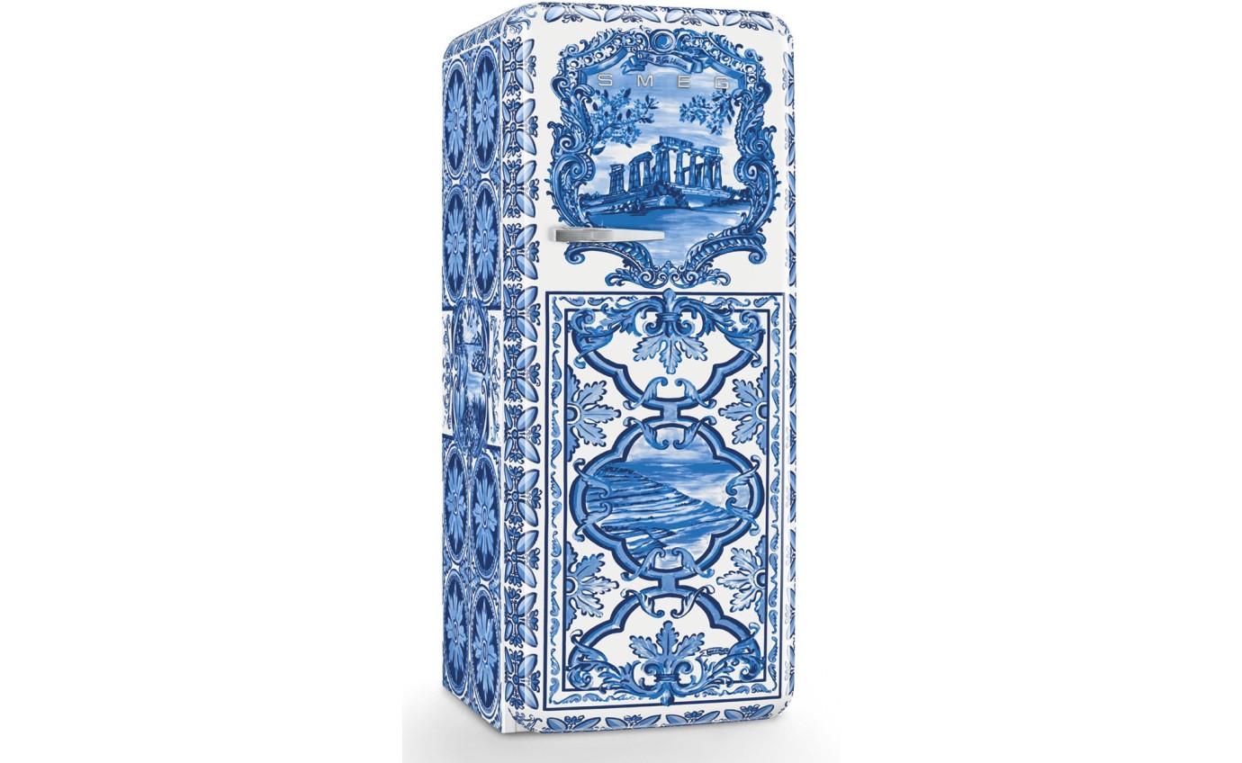 Smeg 270L Dolce Gabbana Vertical Retro Refrigerator FAB28RDGME5 - Main Image