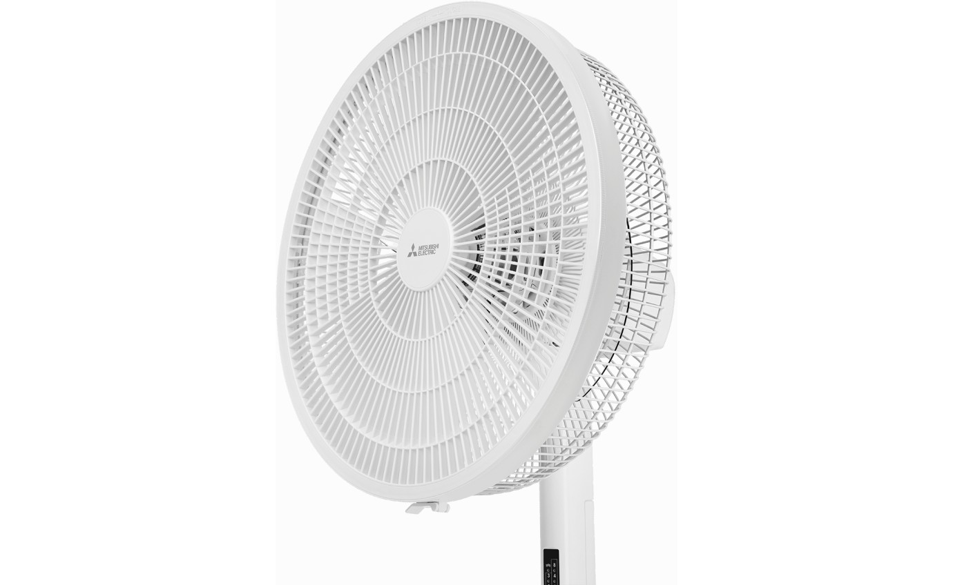 Mitsubishi 40cm Pedestal Fan with Remote (White) LV16ASRCPWH