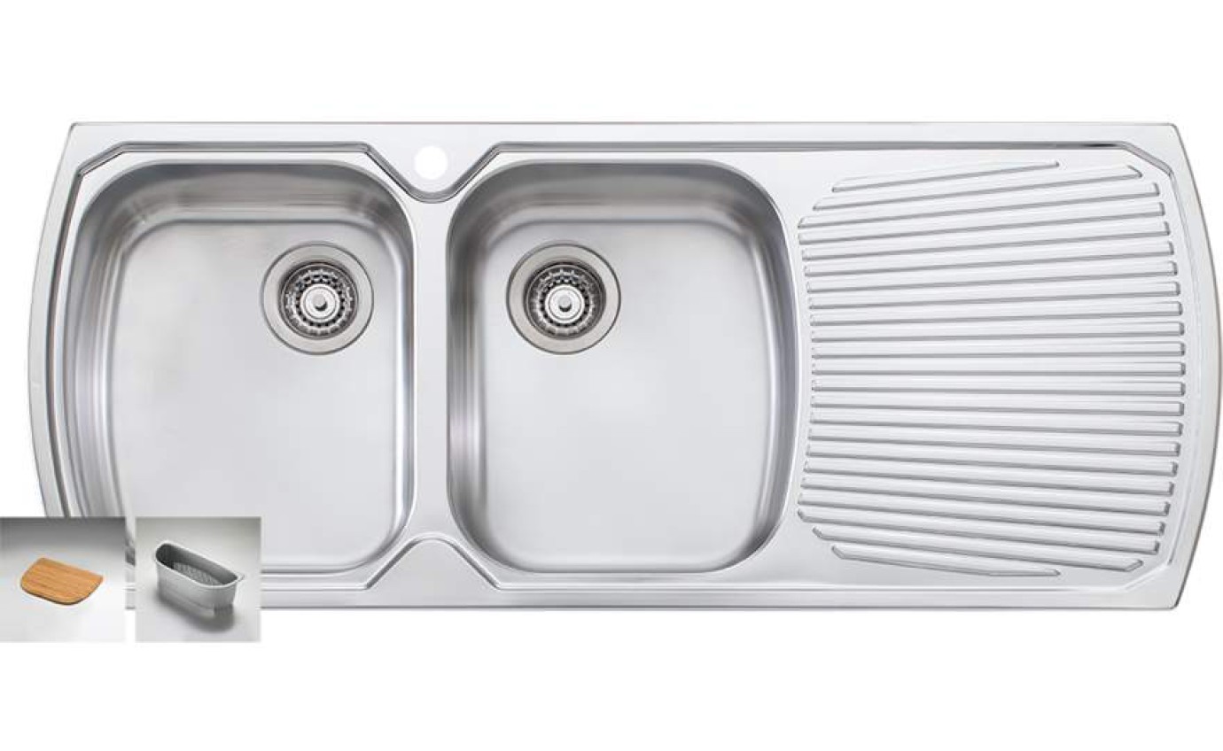 Oliveri Monet Double Bowl Sink MO7711TH