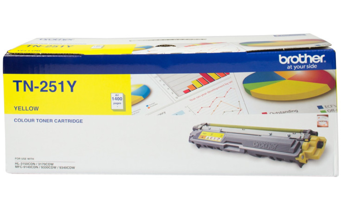 Brother Yellow Laser Toner TN251Y