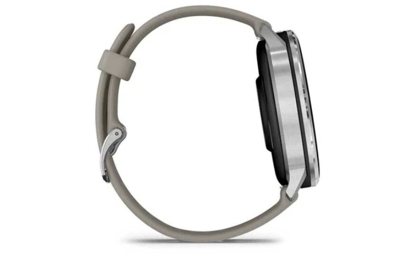 Garmin Venu&reg; 4 Smartwatch 45mm (Silver/Grey Silicone Band) 0100301401