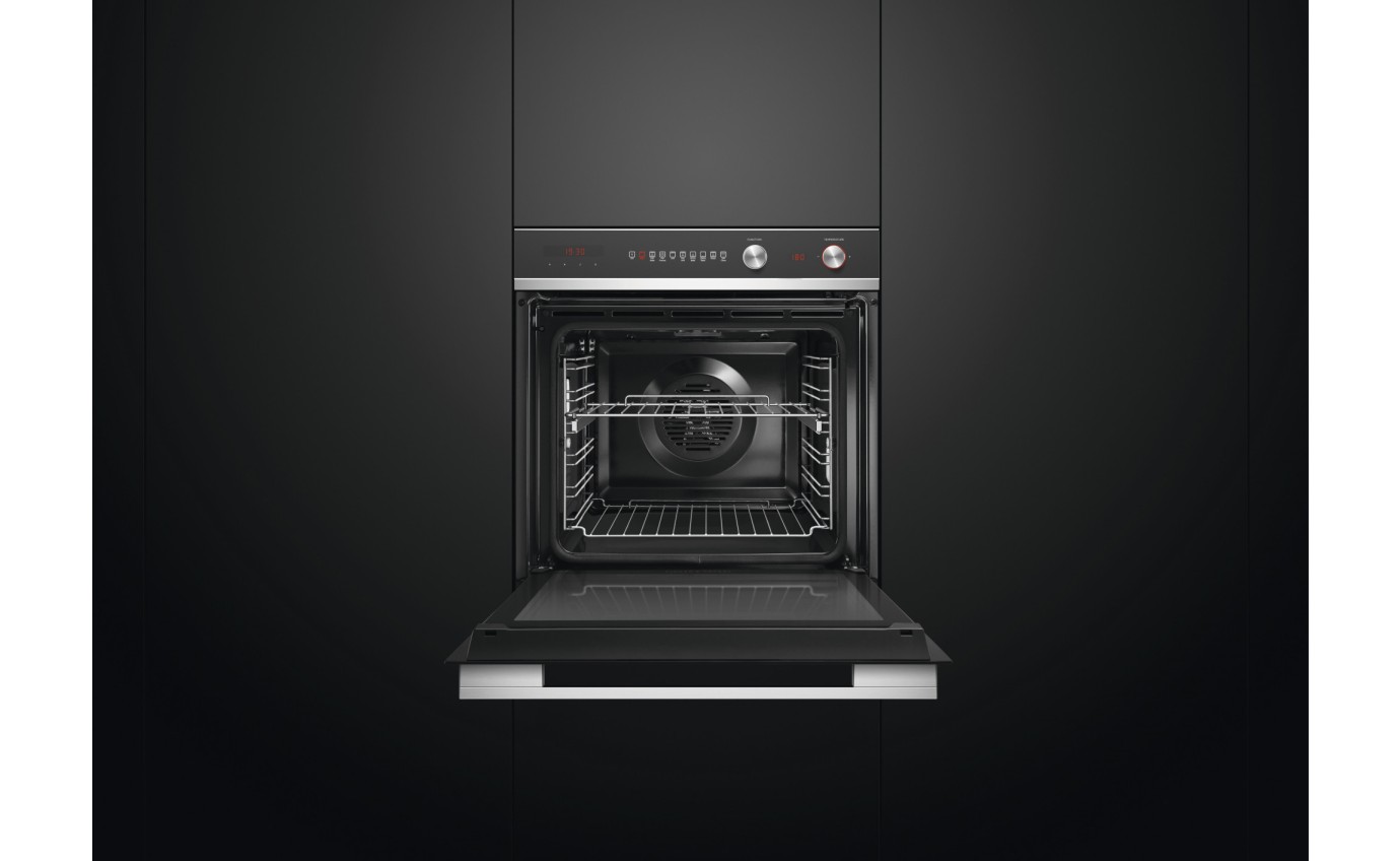 Fisher & Paykel 60cm Series 7 Contemporary Pyrolytic Oven, 9 Function OB60SD9PX2