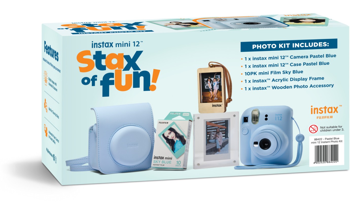 Fujifilm Instax mini 12 Memory Maker Bundle (Pastel Blue) 88422