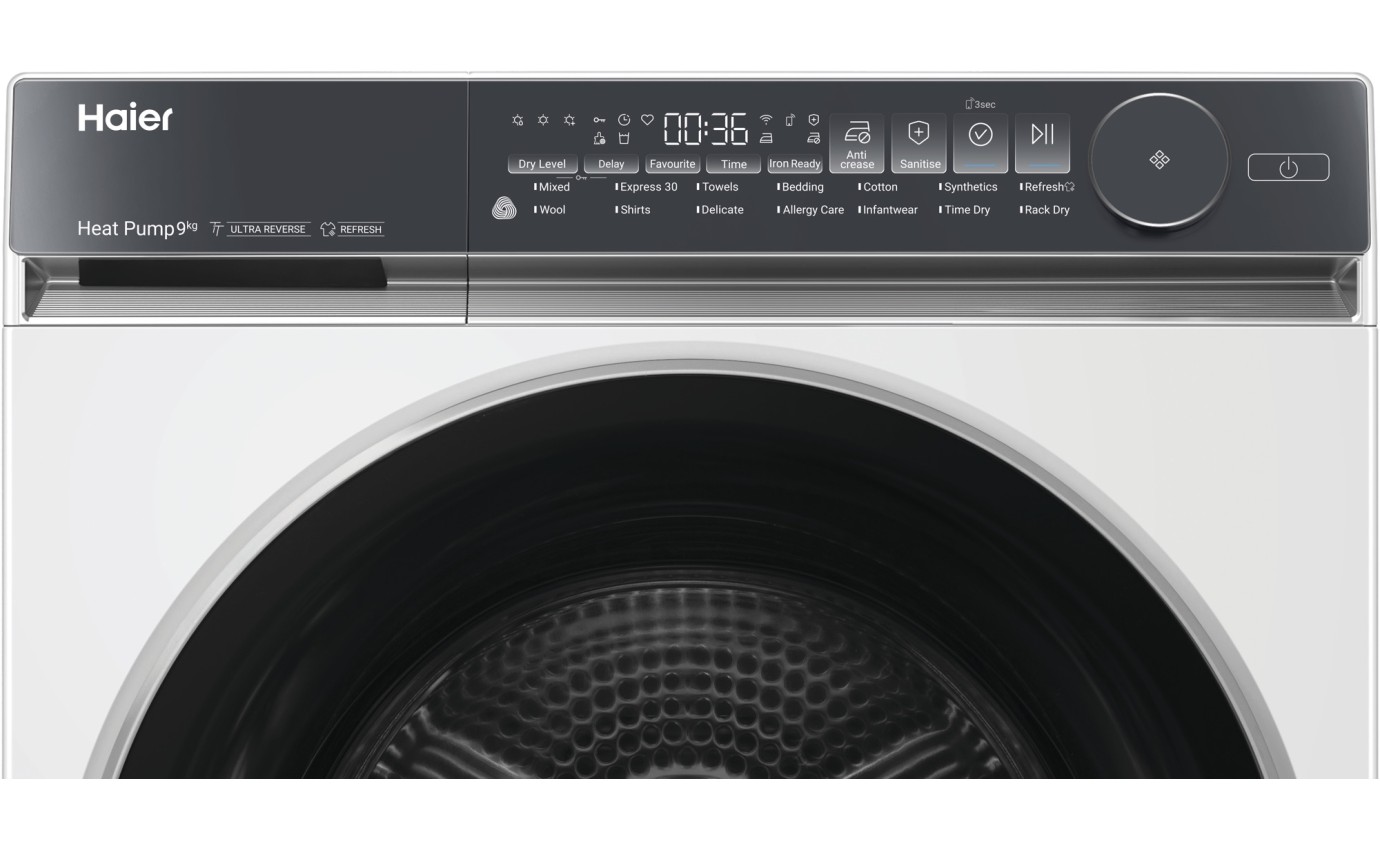 Haier 9kg Heat Pump Dryer (White) HDHP90NW1