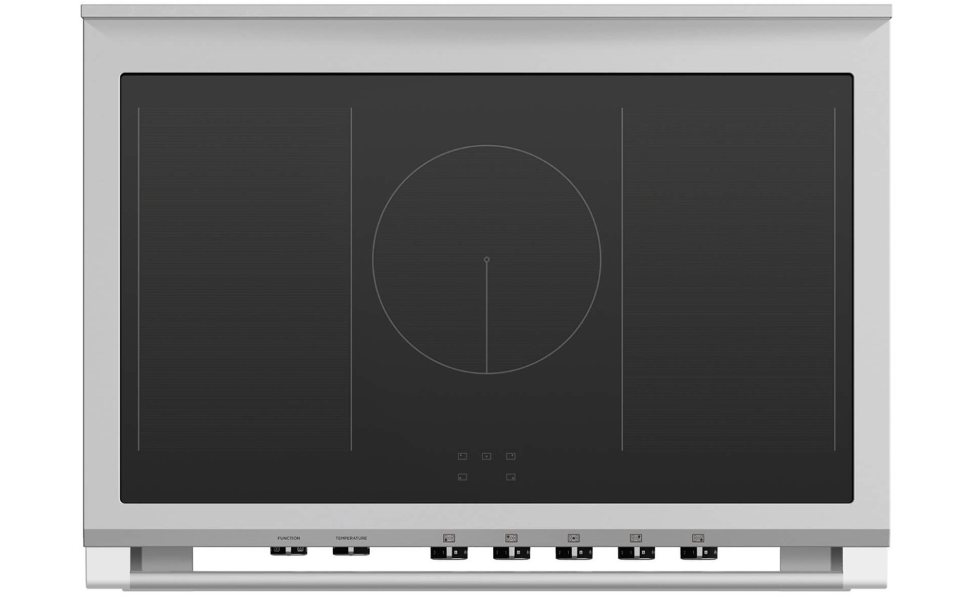 Fisher & Paykel 90cm Series 7 Classic 5 Zone Induction Cooker, 2 SmartZones OR90SCI4X1