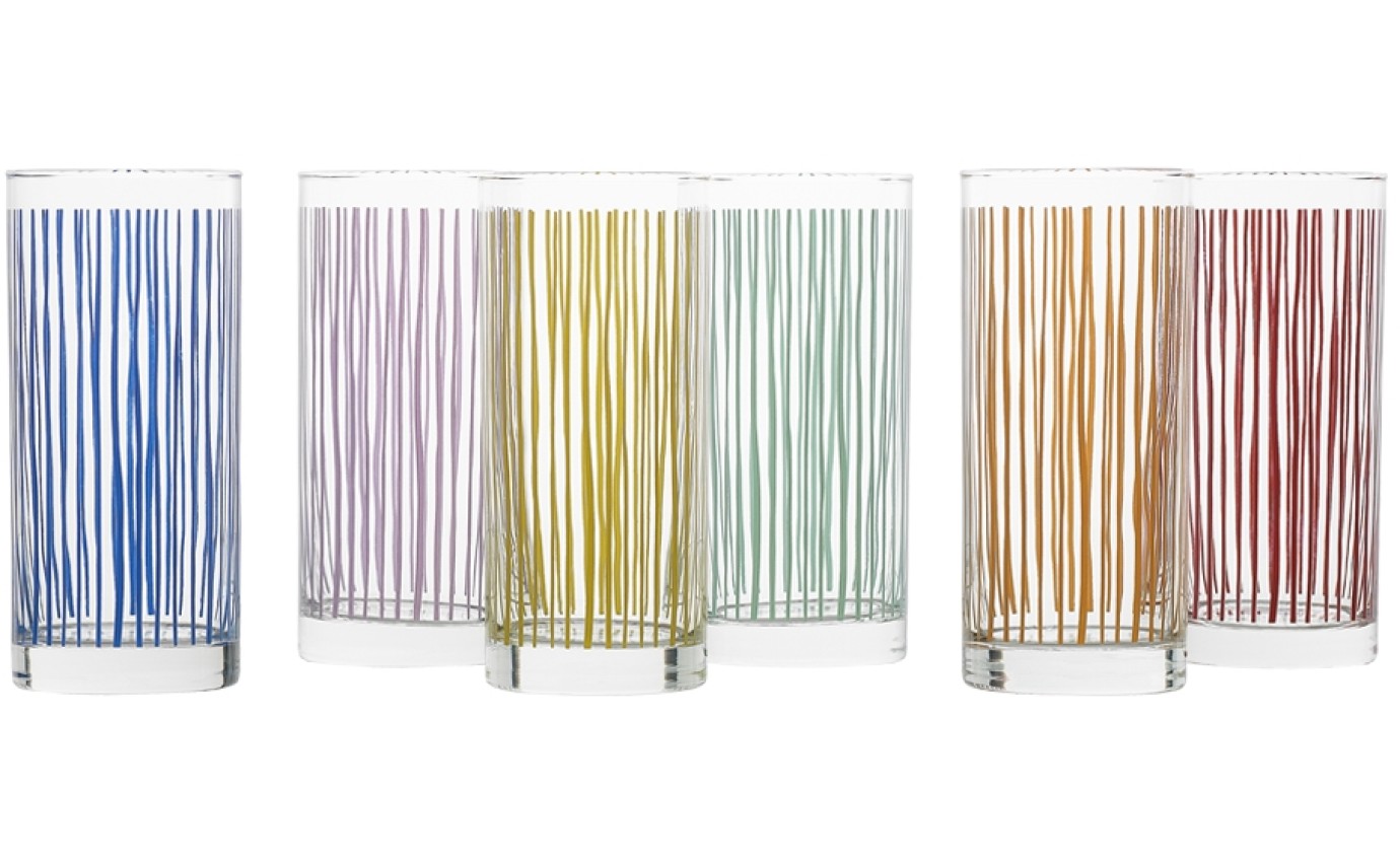 Symphony Ribbon Tumblers Set of 6 SY96020