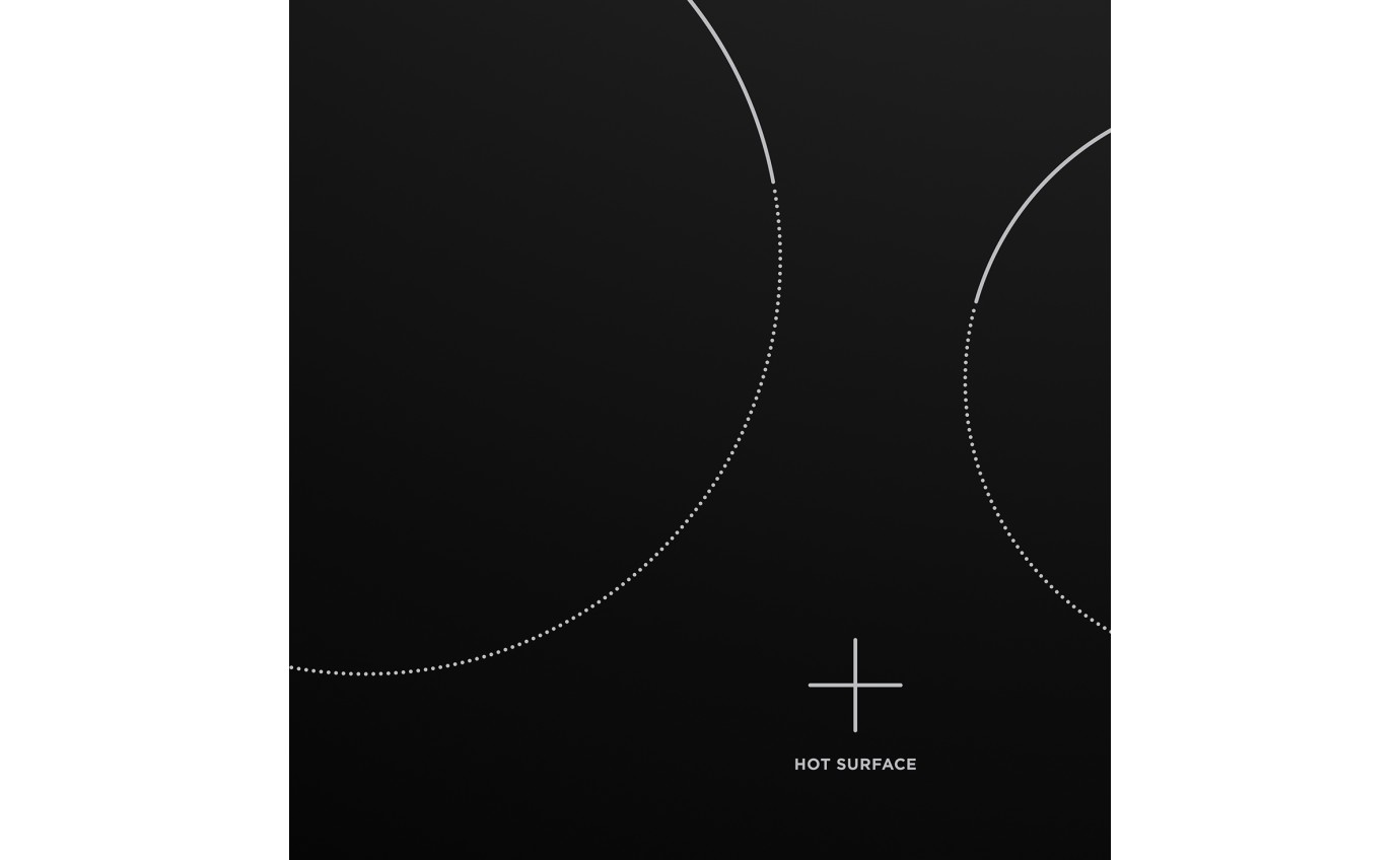 Westinghouse 70cm 4 Zone Ceramic Cooktop WHC742BC