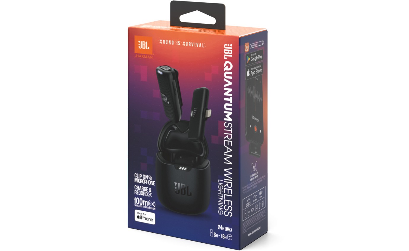 JBL Quantum Stream Wireless Microphone (Lightning) JBLSTRMWLLGHTBLK