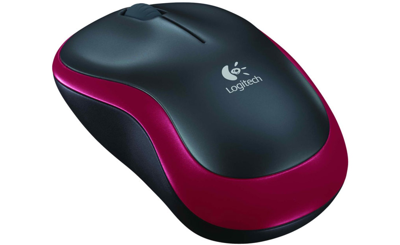 Logitech Wireless Mouse M185 (Red) 910002503