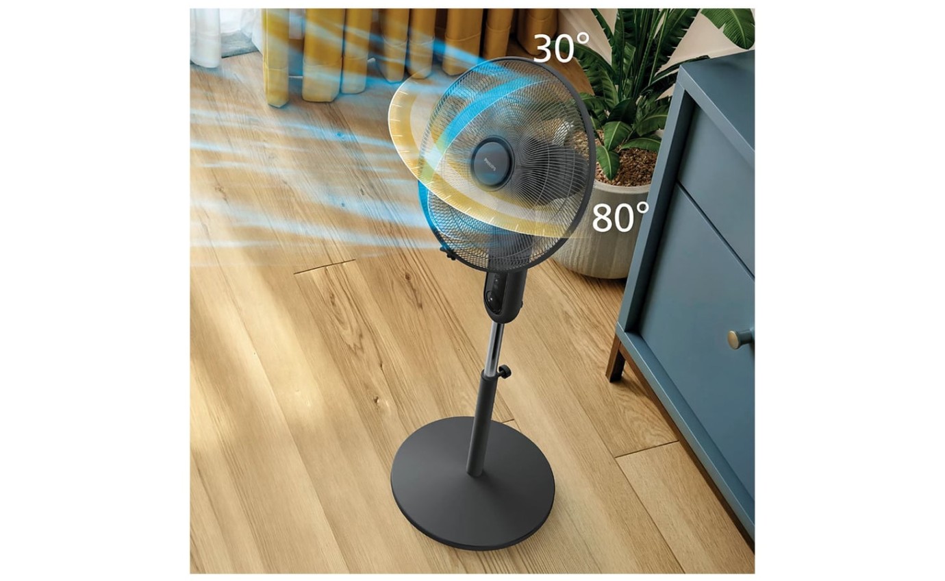 Philips 1000 Series Pedestal Fan (Black) CX152001