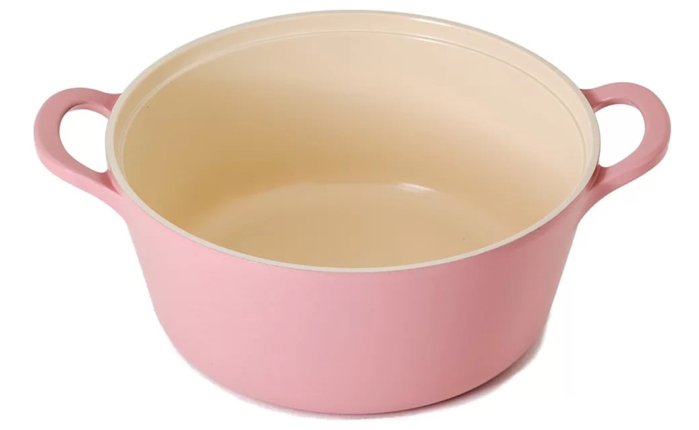 Neoflam 22cm Retro Stockpot Induction with Die-Cast Lid (Pink) EKRDC22P