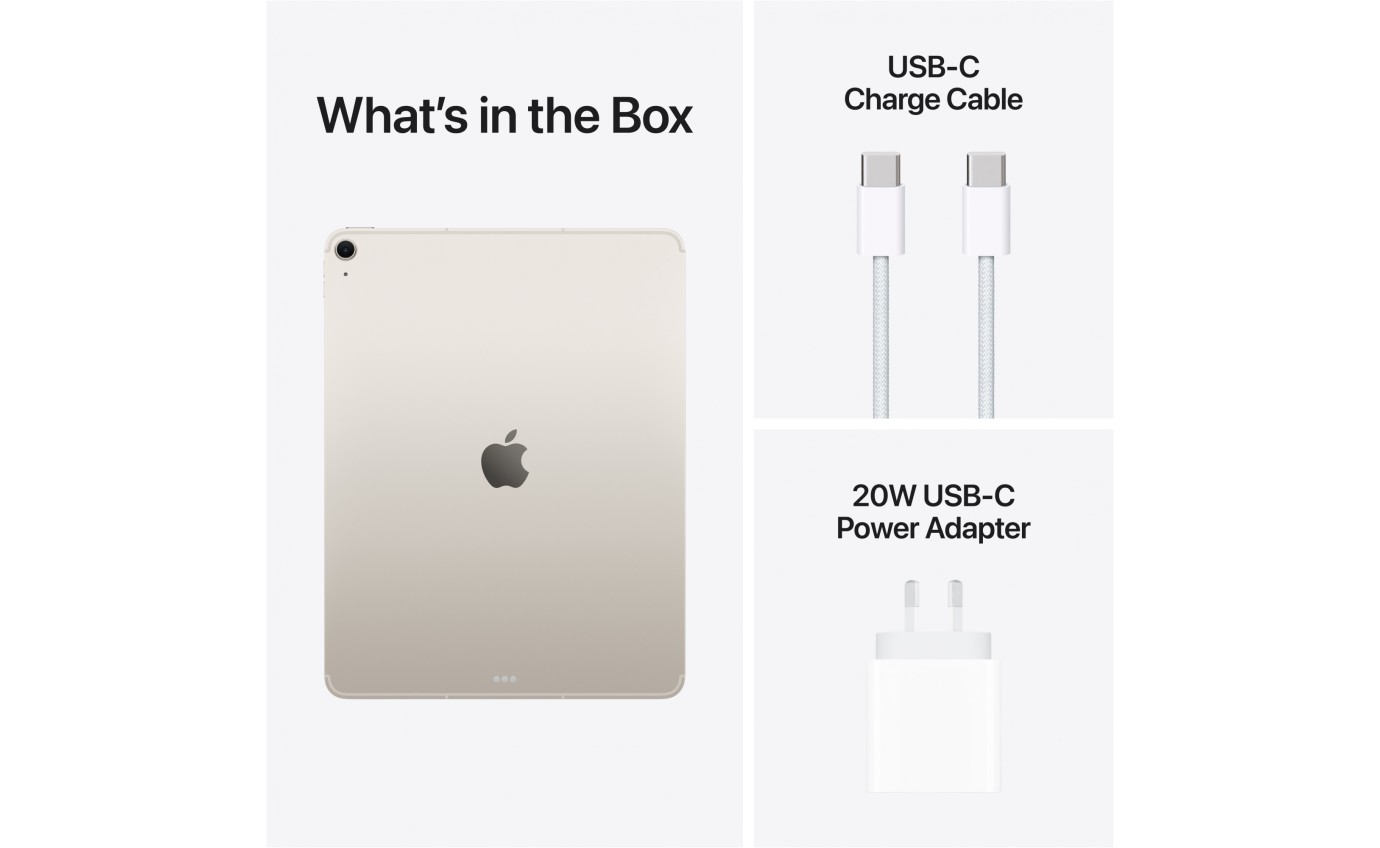 Apple iPad Air 13-inch M4 Wi-Fi + Cellular 512GB (Starlight) MH9P4XA