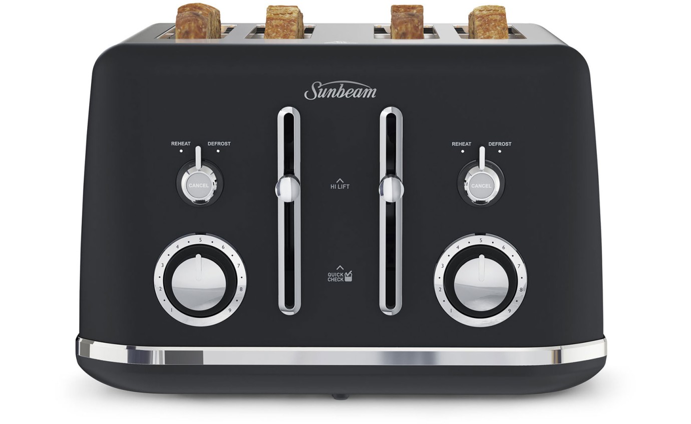 Sunbeam Alinea™ 4 Slice Toaster (Black) TA2740K