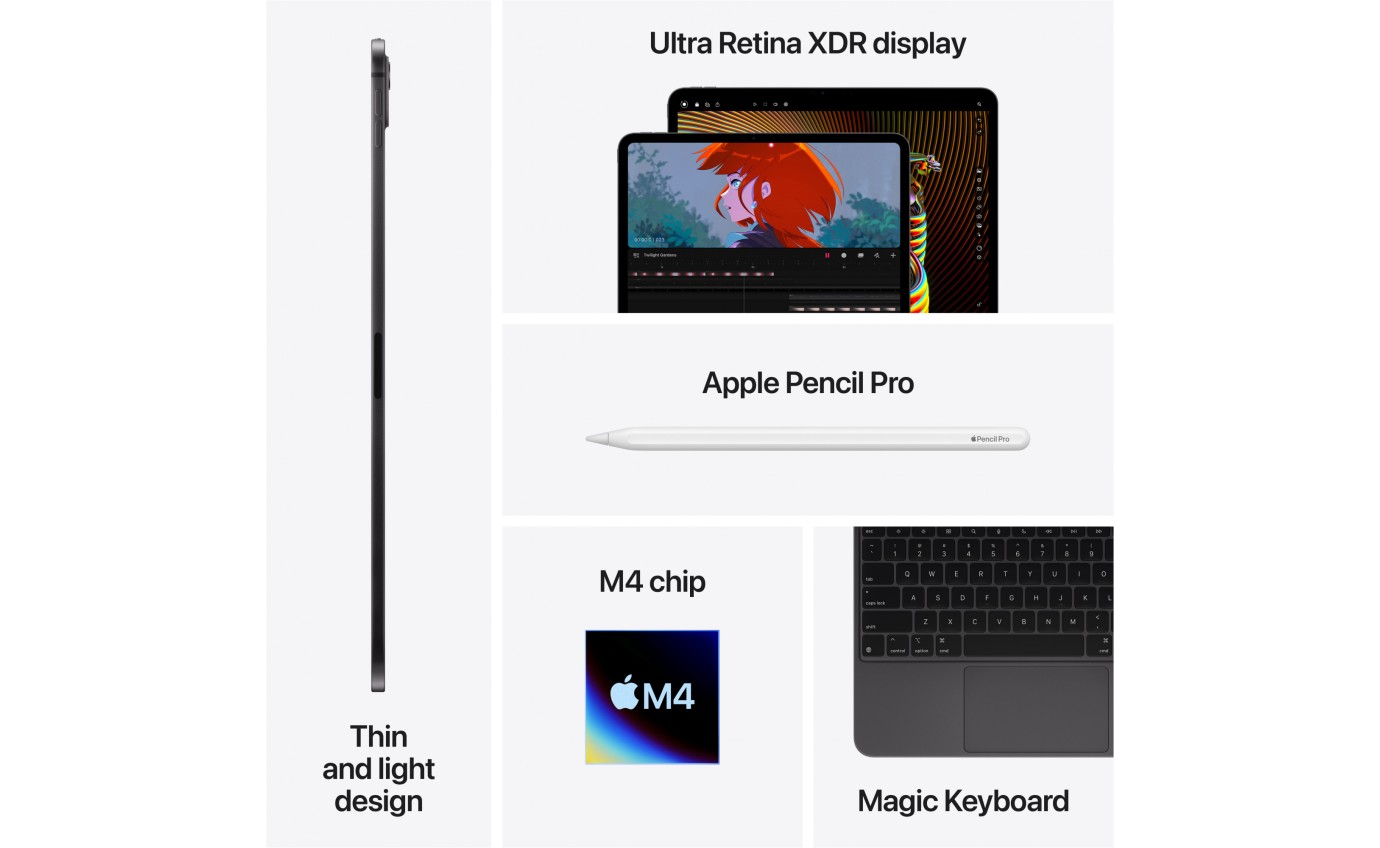 Apple iPad Pro 11-inch M4 Wi-Fi 512GB (Space Black) MVVC3XA