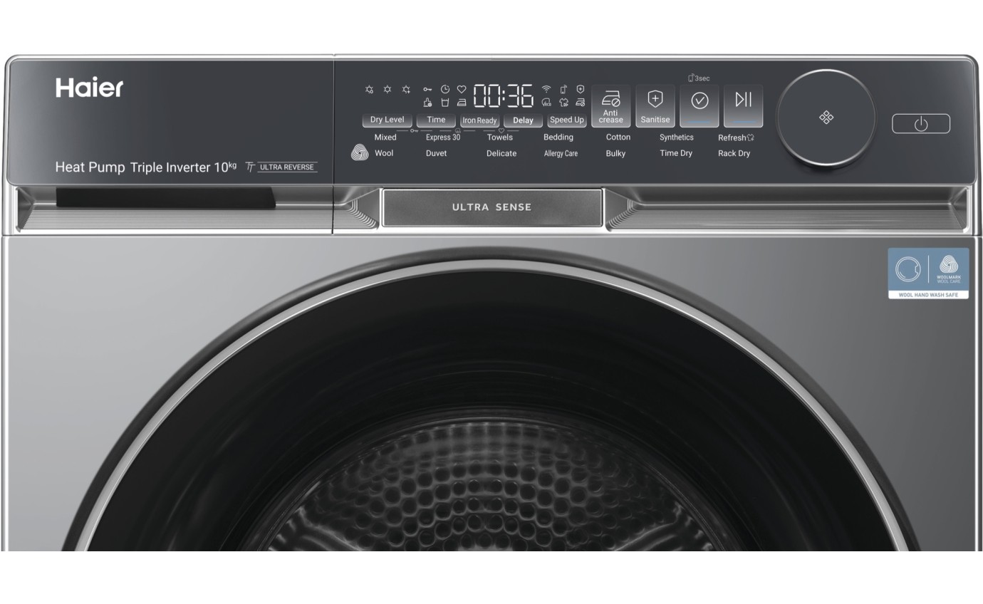 Haier 10kg Heat Pump Dryer (Dark) HDHP10DB1