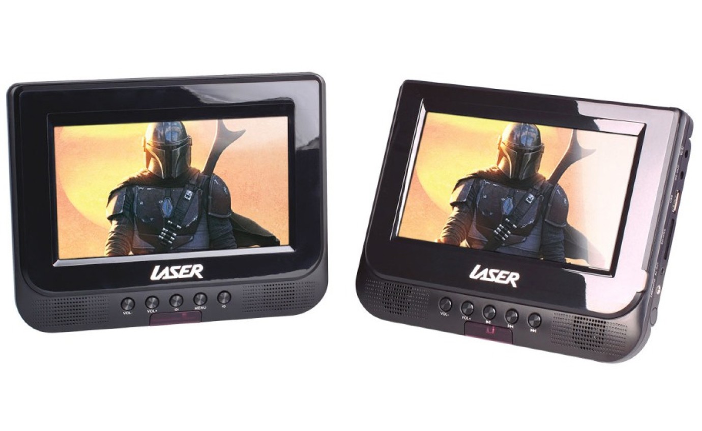 Laser 9 inch Dual Screen Car DVD Player DVDPT9DUALD