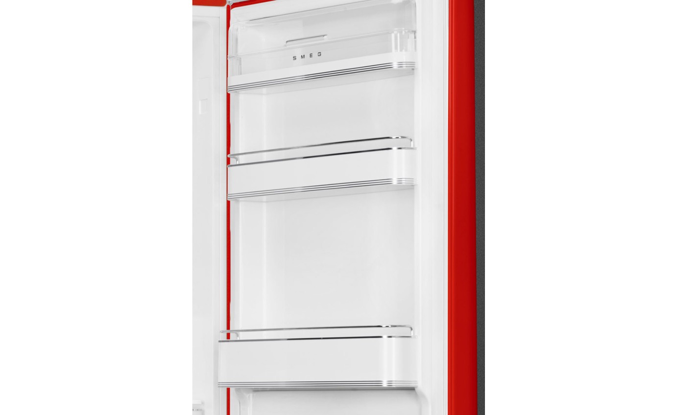 Smeg 331L 50s Style Retro Bottom Mount Fridge (Red) FAB32RRD5AU