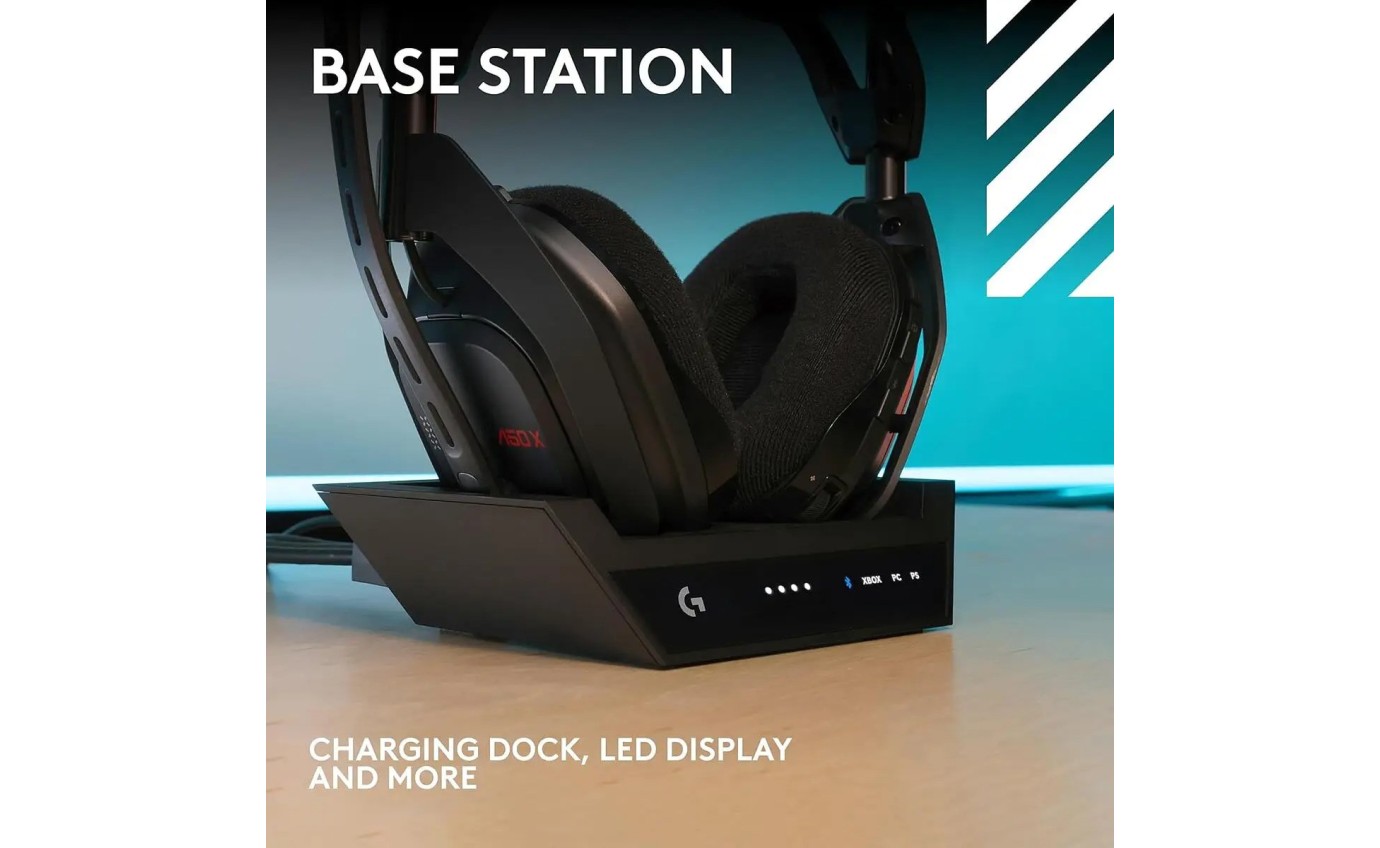 Logitech G Astro A50 X LIGHTSPEED Wireless Gaming Headset + Base Station (Black) 939002129
