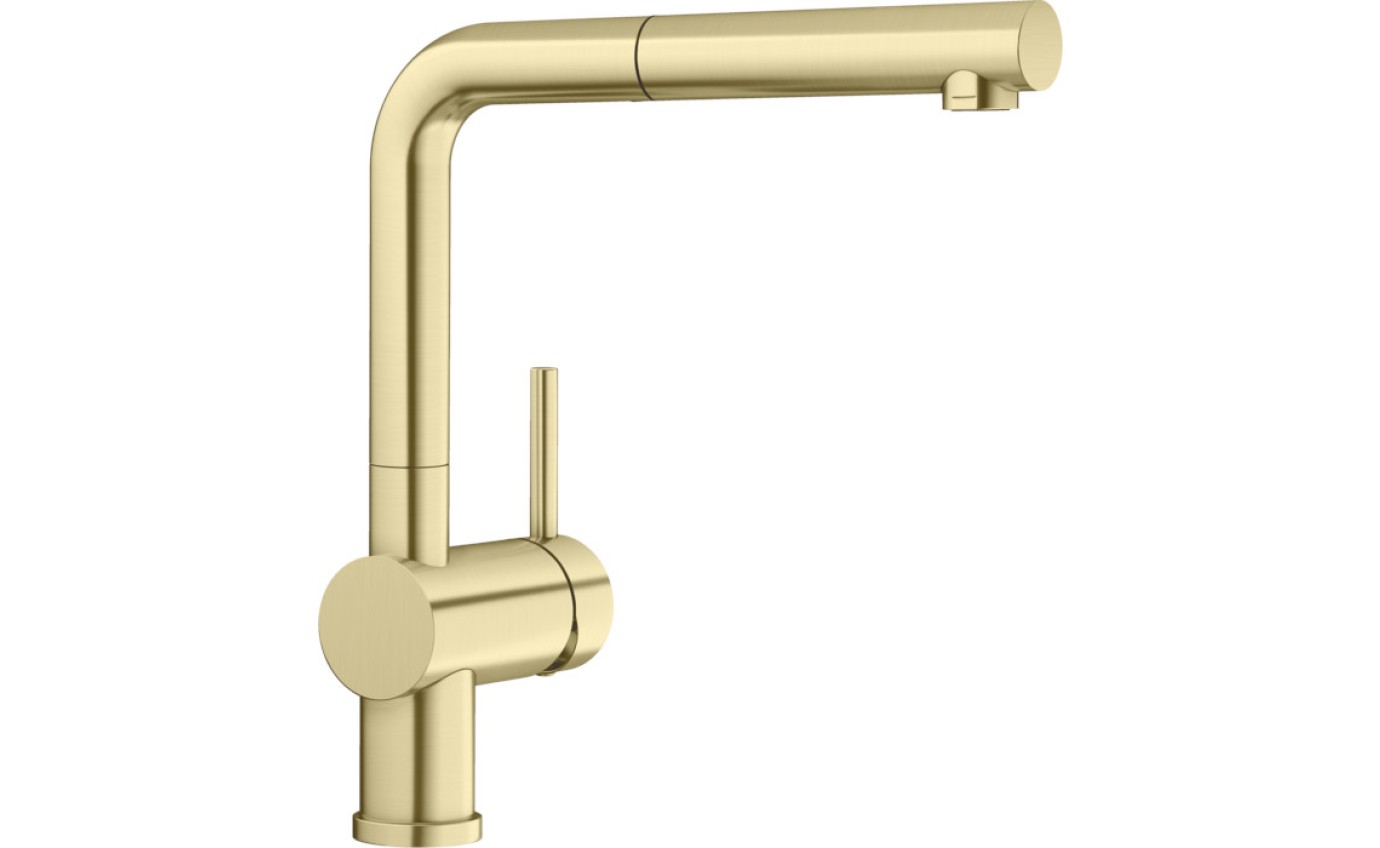 Blanco Linus-S Single-Lever Mixer Pullout Tap (Satin Gold) 526685