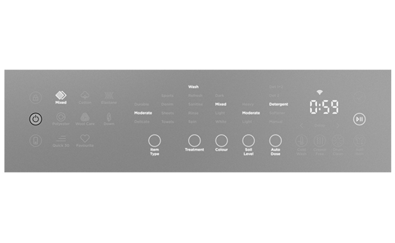 Fisher & Paykel 9kg Series 5 Contemporary Front Loader Washing Machine WH9060P5