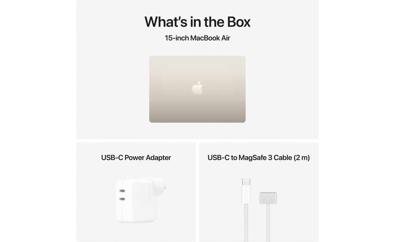 Apple MacBook Air 15-inch M5 1TB/24GB (Starlight) MDVF4XA