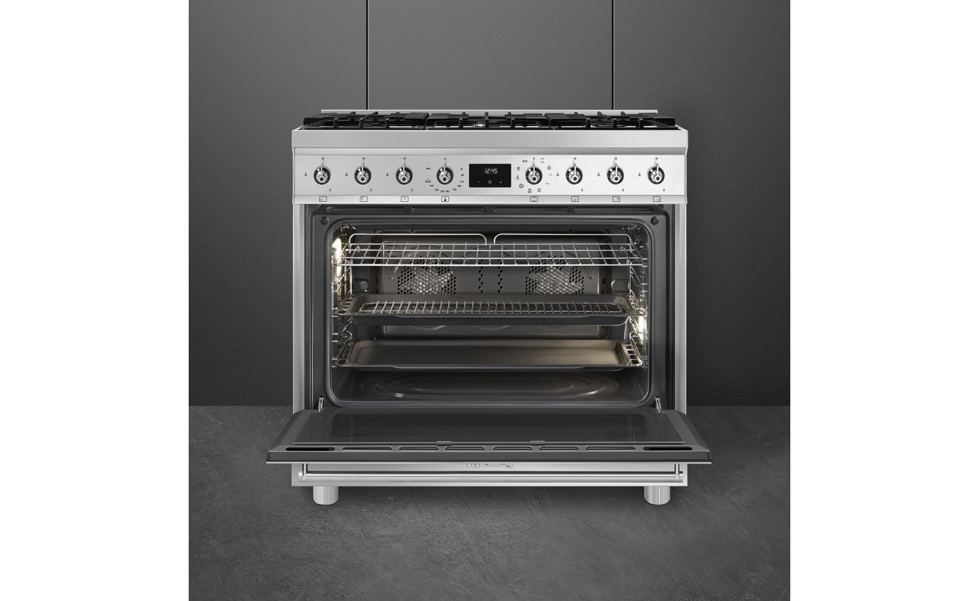 Smeg 90cm Classic Freestanding Cooker CS9GMXA2