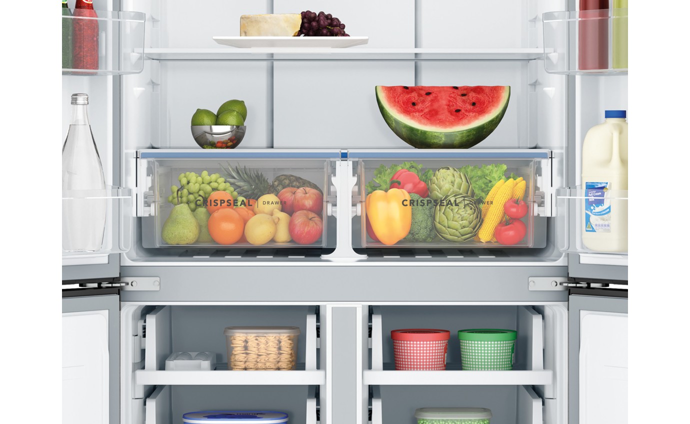 Westinghouse 547L Quad Door Fridge (Stainless Steel) WQE5400SD