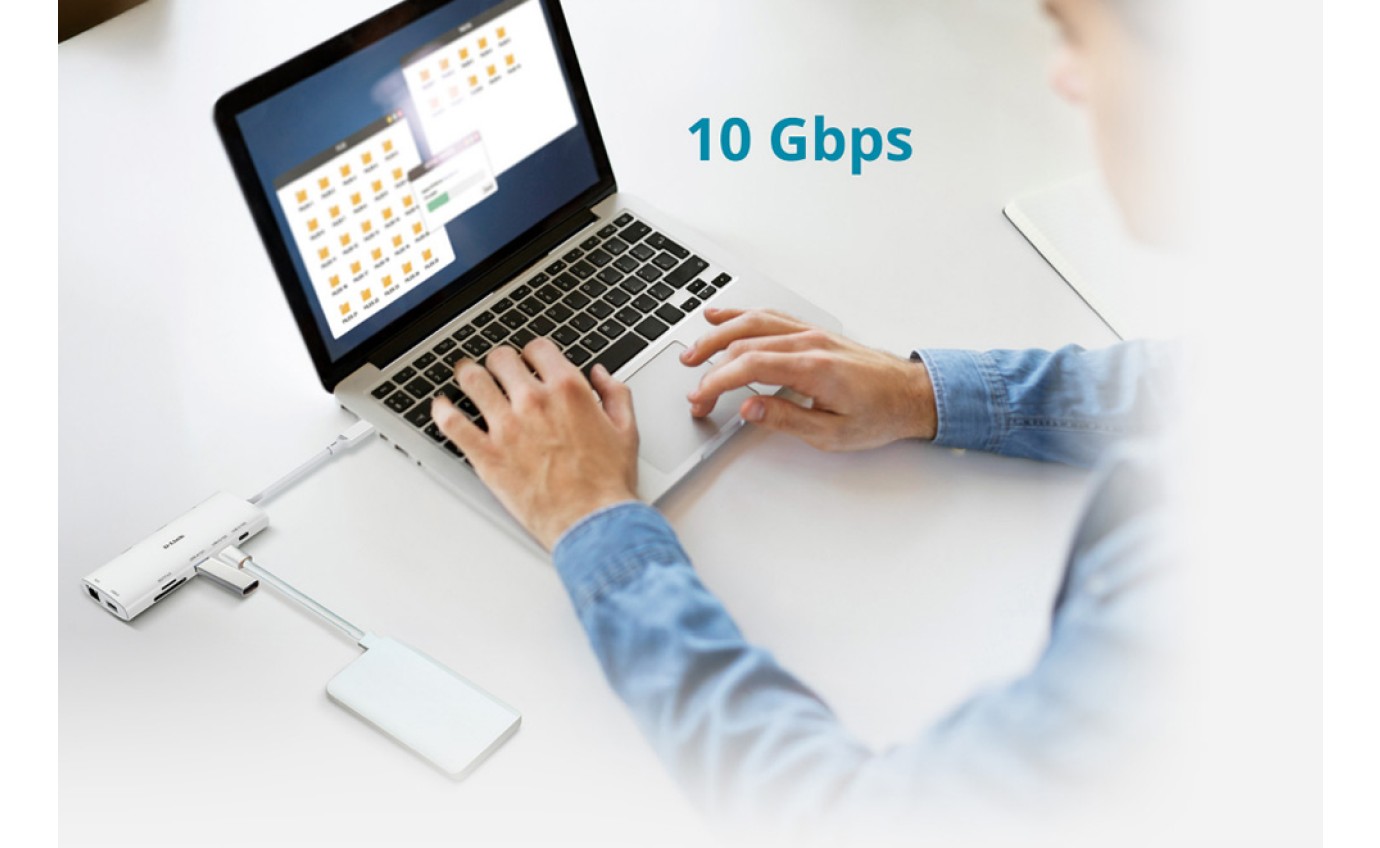 D-Link 10-Port Multi-Function USB-C Hub DUPA01