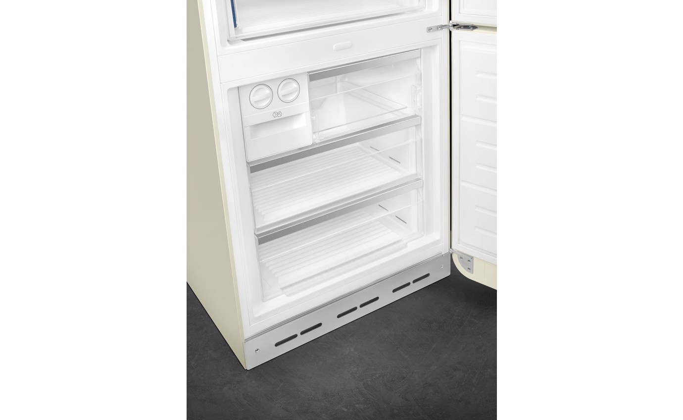 Smeg 481L 50s Style Retro Bottom Mount Fridge (Cream) FAB38RCR5AU