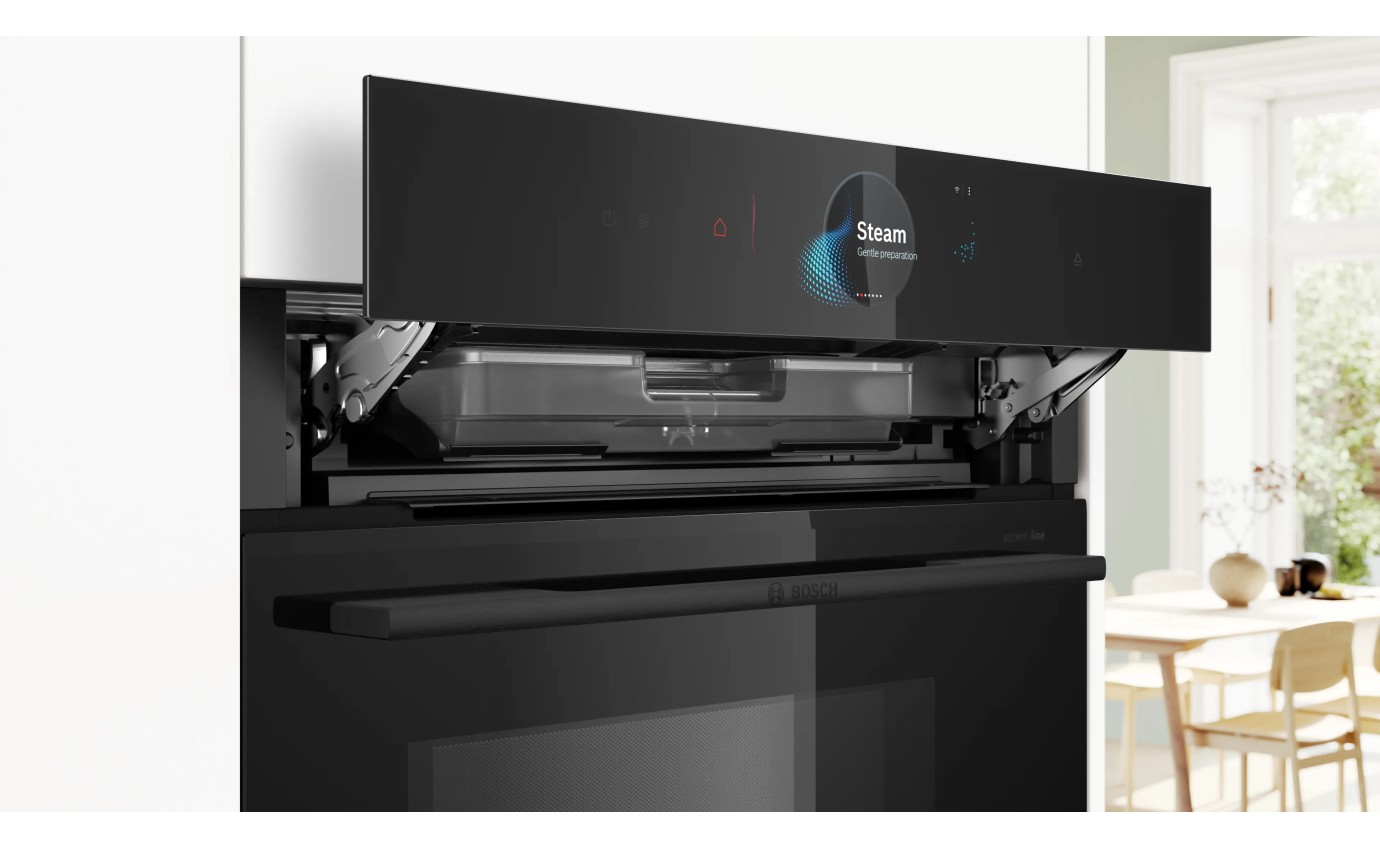 Bosch 60cm Built-In Oven with Steam & Microwave Function HNG978QB1A