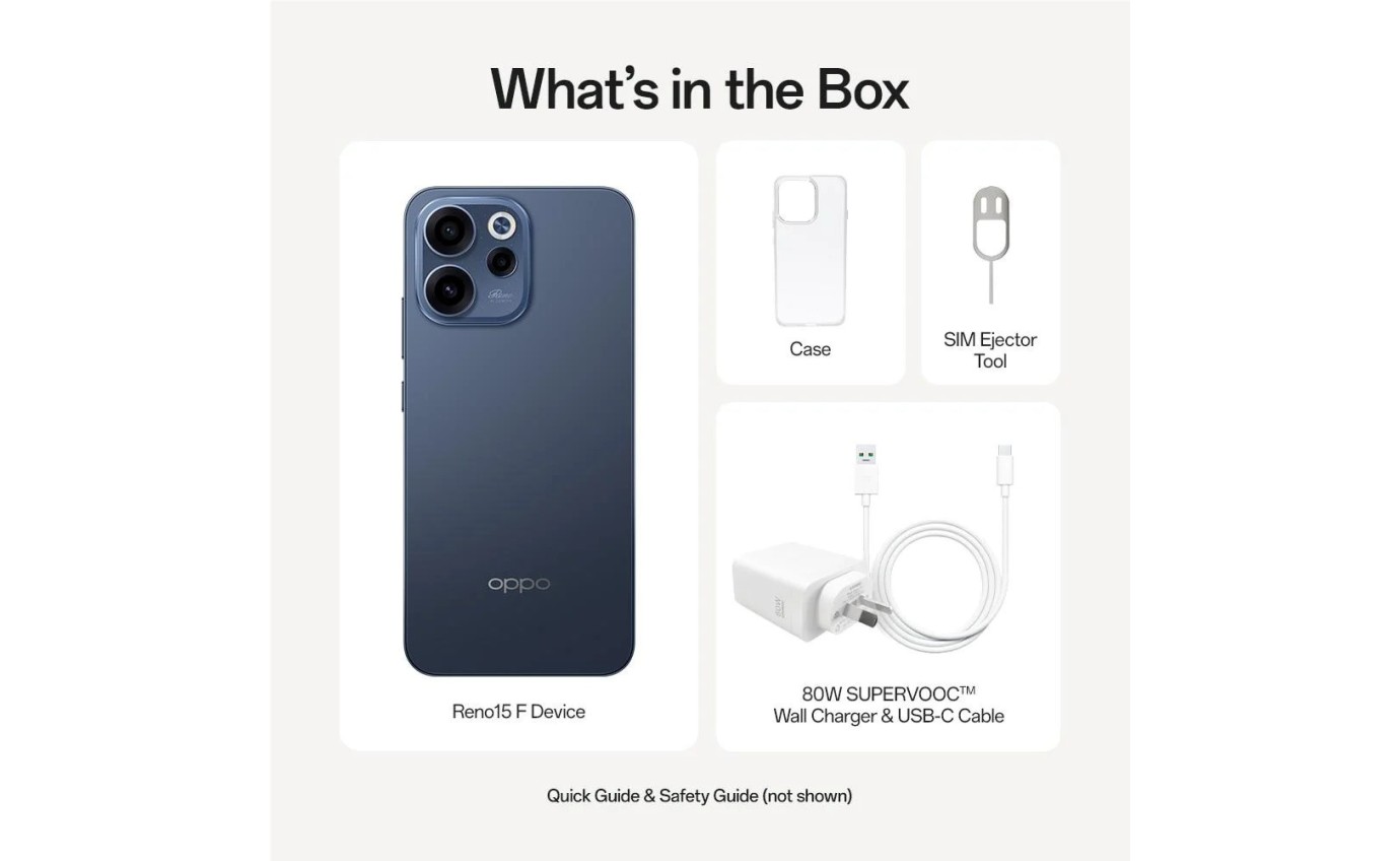 OPPO Reno15 F 5G 256GB (Twilight Black) P02238802