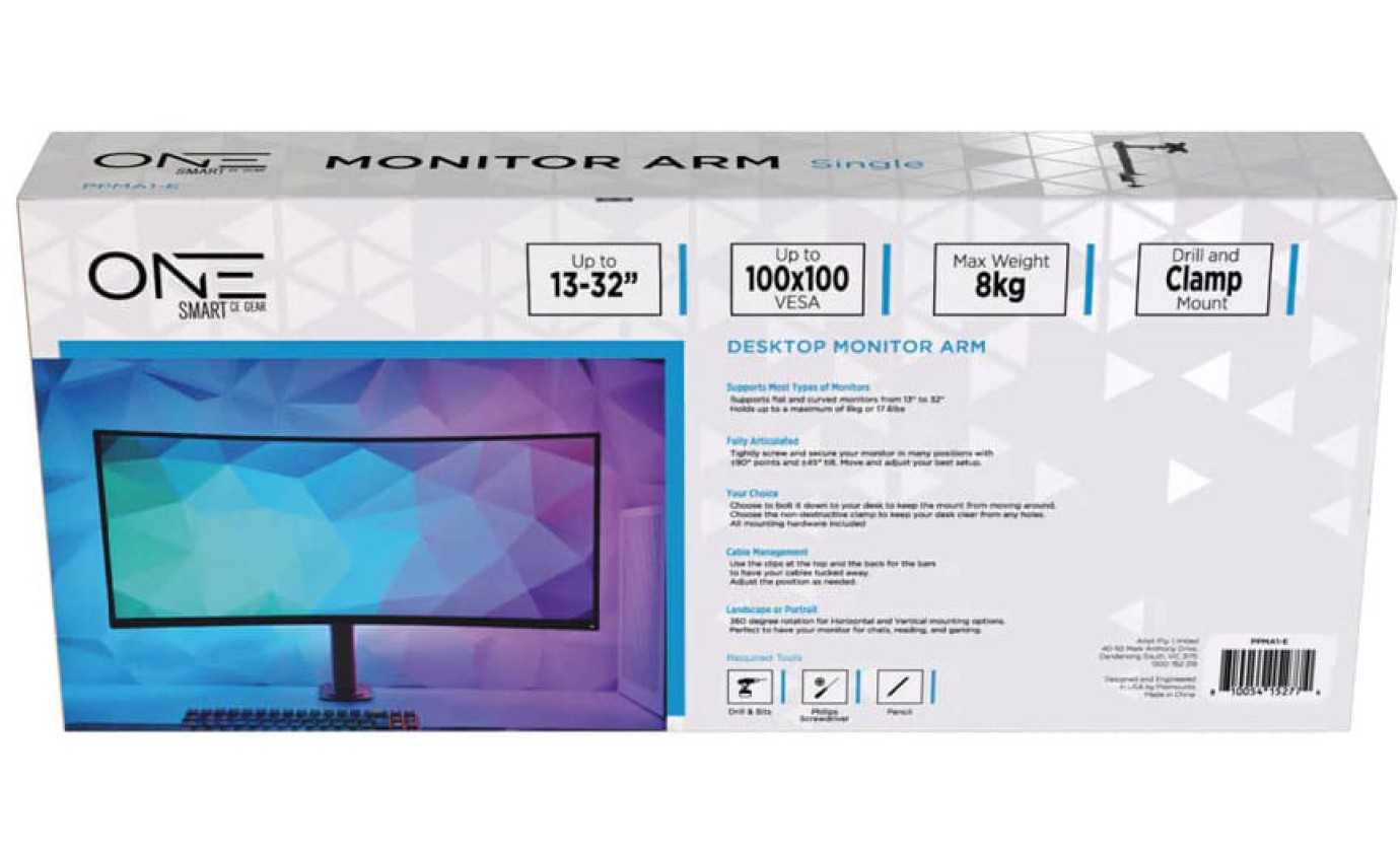 One Products Single Monitor Arm PPMA1E