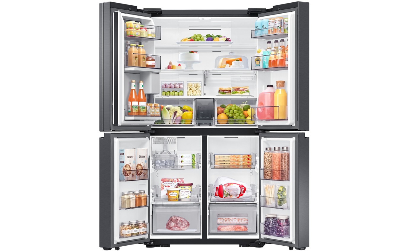 Samsung 648L French Door Refrigerator (Matte Black) SRF7400BB