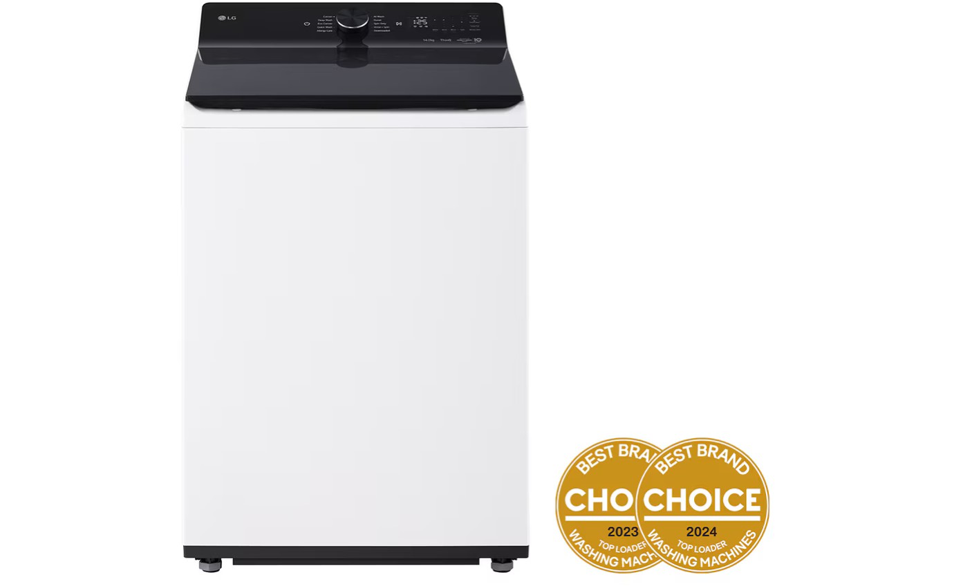 LG 14kg AI Top Load Washing Machine WTX914W