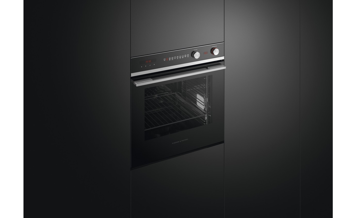 Fisher & Paykel 60cm Series 7 Contemporary Pyrolytic Oven, 9 Function OB60SD9PX2