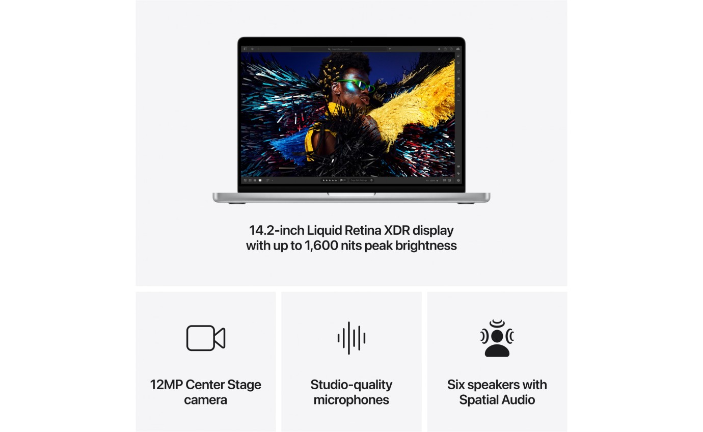 Apple MacBook Pro 14-inch M4 Pro Chip 24GB RAM 1TB (Silver) MX2F3XA