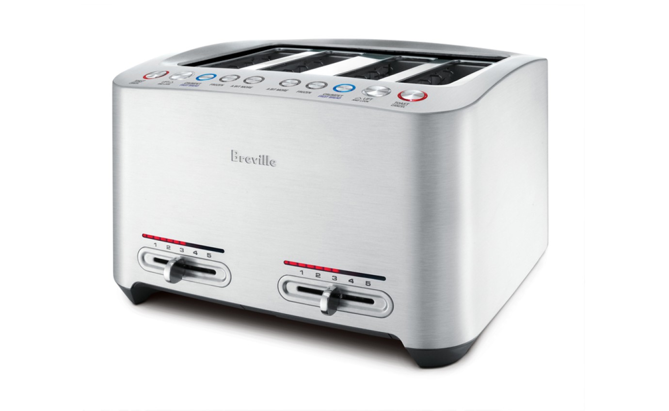 Breville the Smart Toast&reg; 4 Slice Toaster (Stainless Steel) BTA845BSS